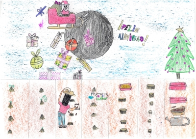 "El huerto navideño" de Paula Menéndez, 10 años