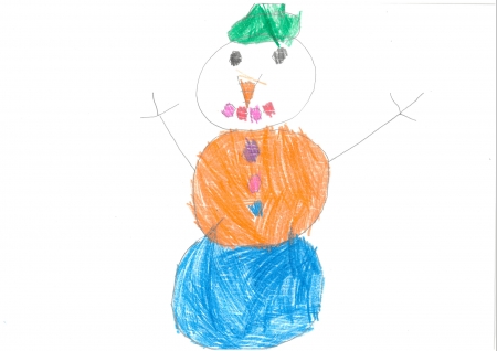 Elena Romero, 3 años. "Navidad, blanca Navidad"