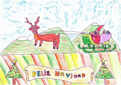 "Papá Noel llega al campo" Diego Soriano, 11 años