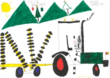 "Me encanta el campo y la maquinaria agrícola y el Fendt es el mejor... Feliz Navidad a todos" Marcos Monge, 7 años